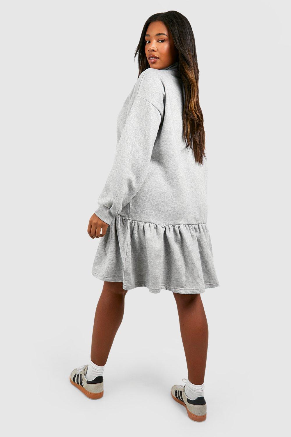 Ruffle sweater outlet dress